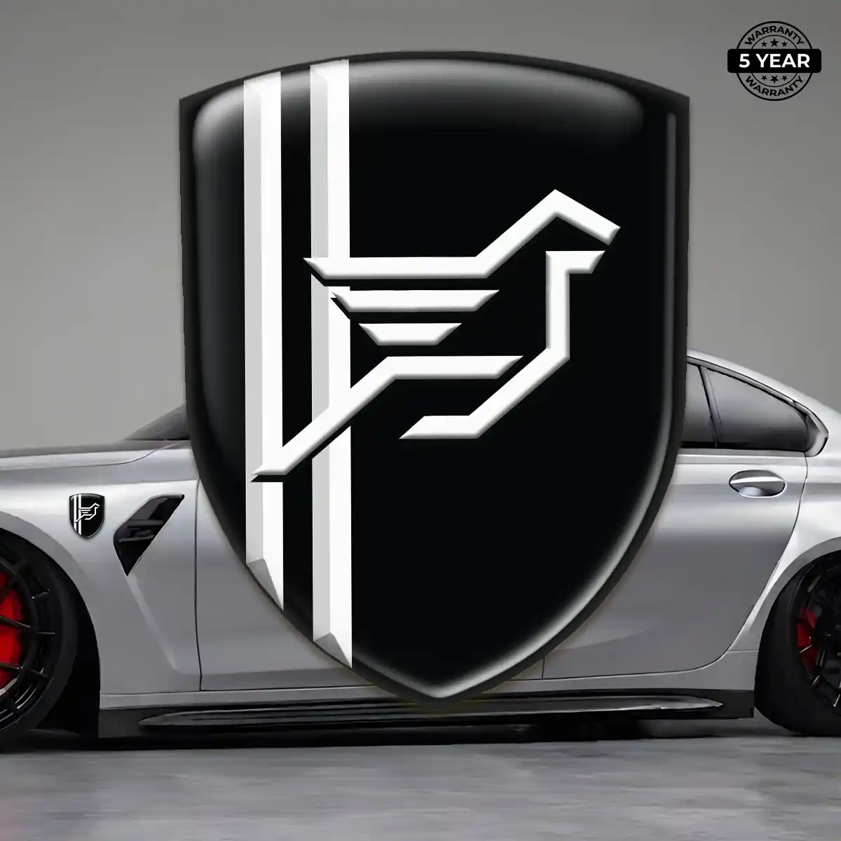 Hamman 3D Logo Sticker Sleek Style