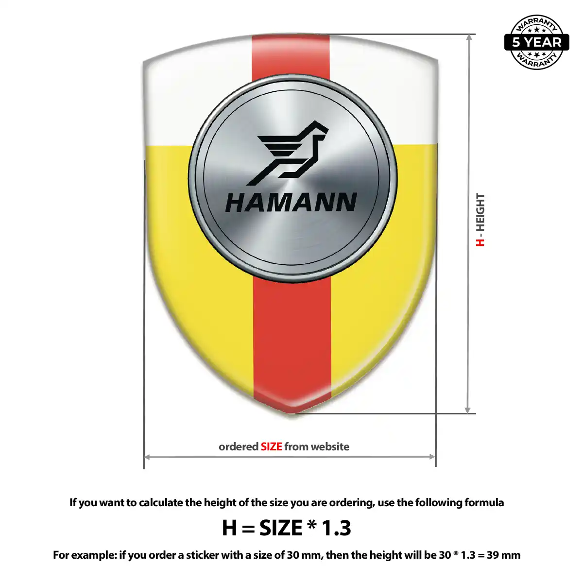 Hamman 3D Resin Sticker Elite Edition