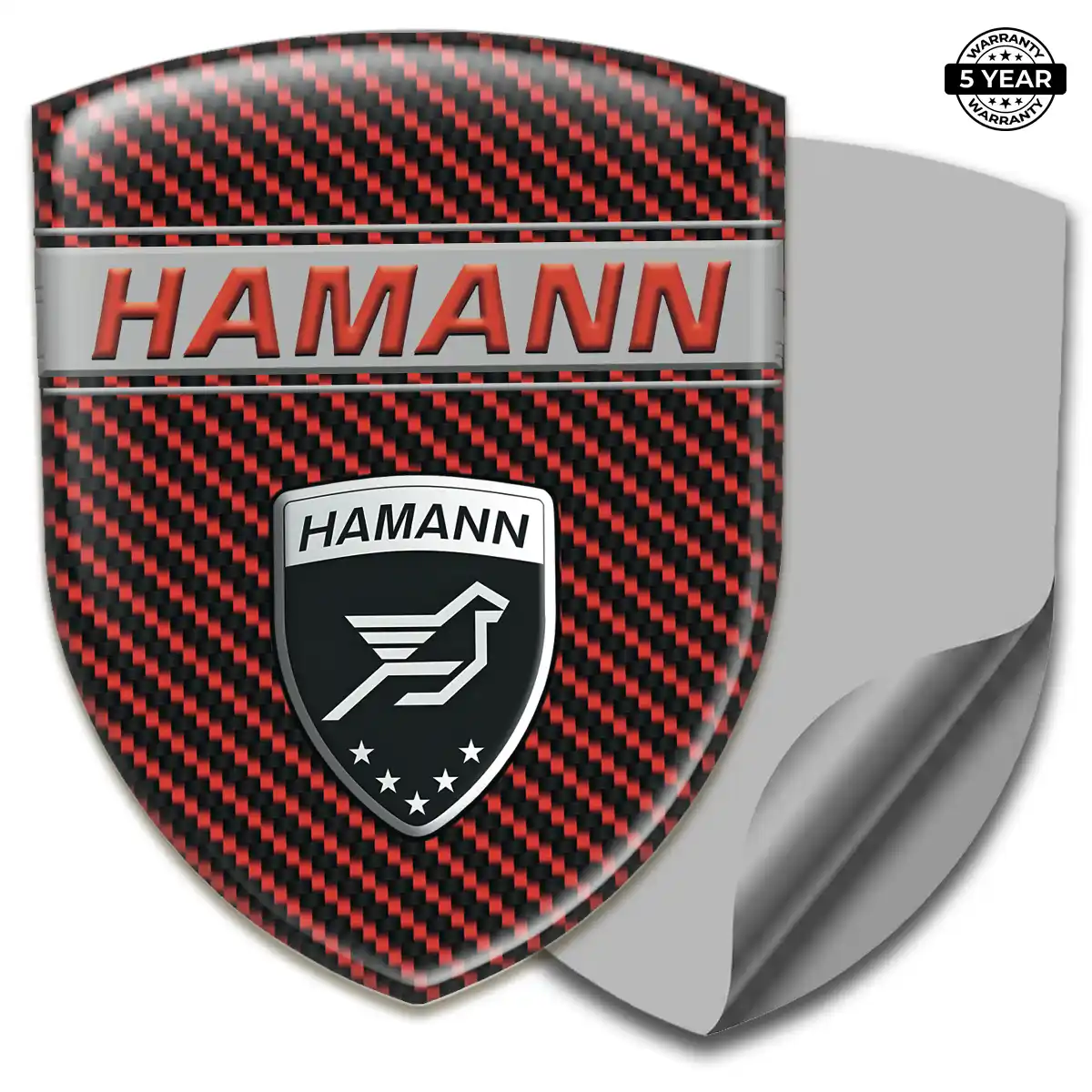 Hamman 3D Resin Sticker Refined Design