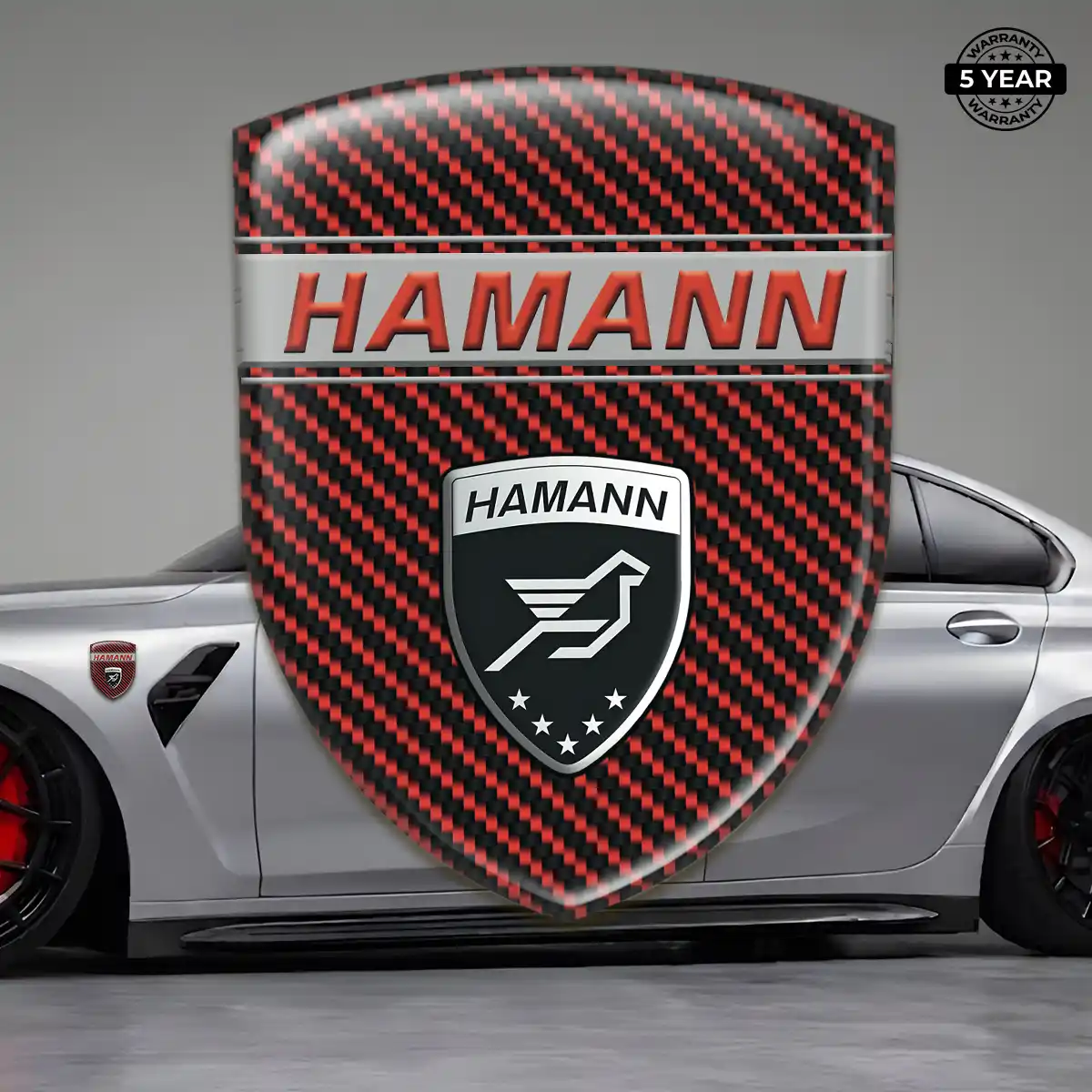 Hamman 3D Resin Sticker Refined Design
