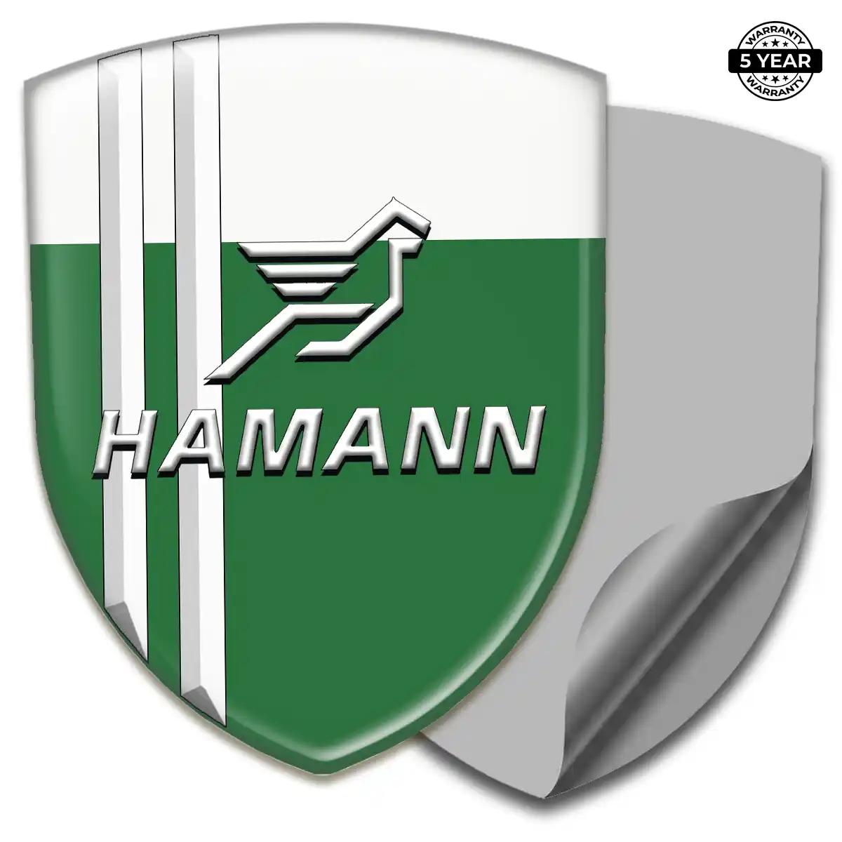 Hamman 3D Resin Sticker Sleek Style