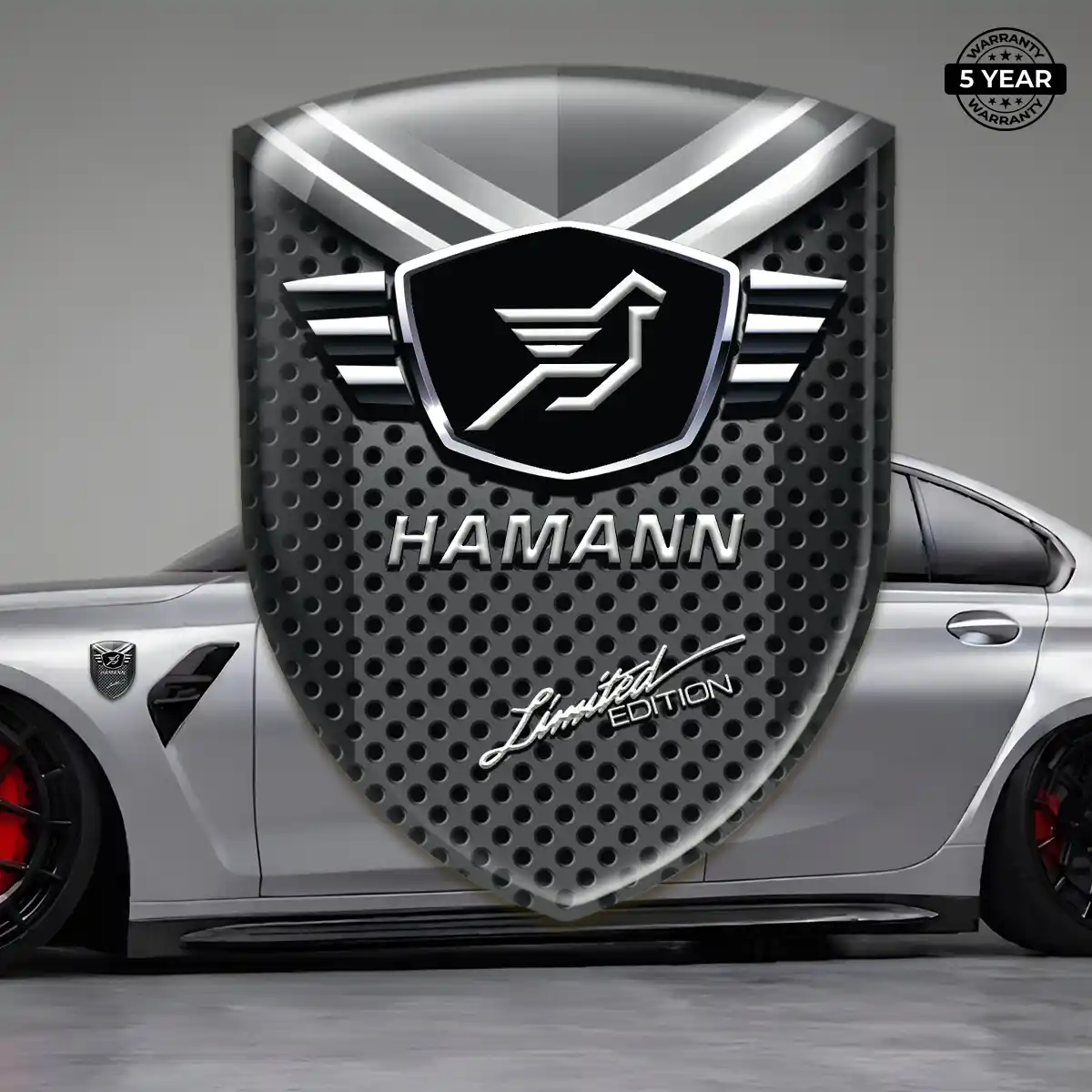 Hamman Automotive Emblem Sticker Interior Elegance