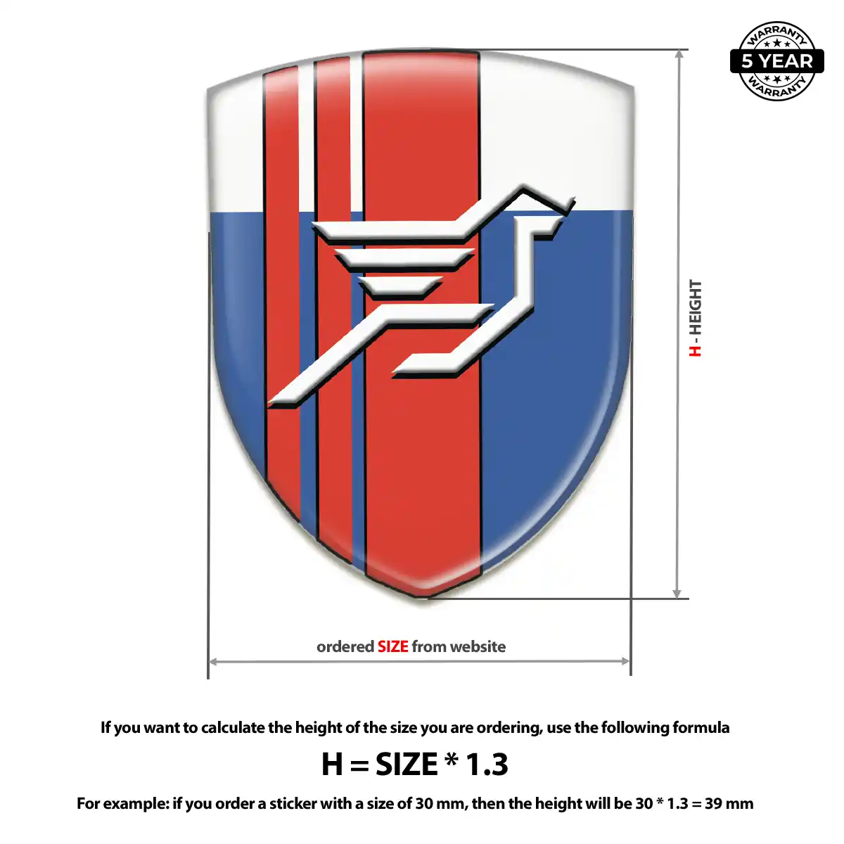 Hamman Automotive Emblem Sticker Performance Style