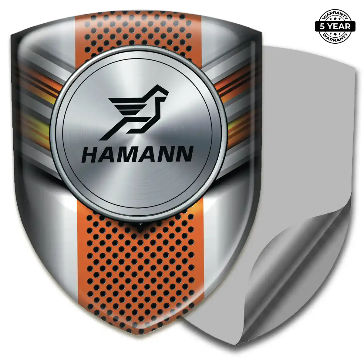 Hamman Automotive Emblem Sticker Premium Dome