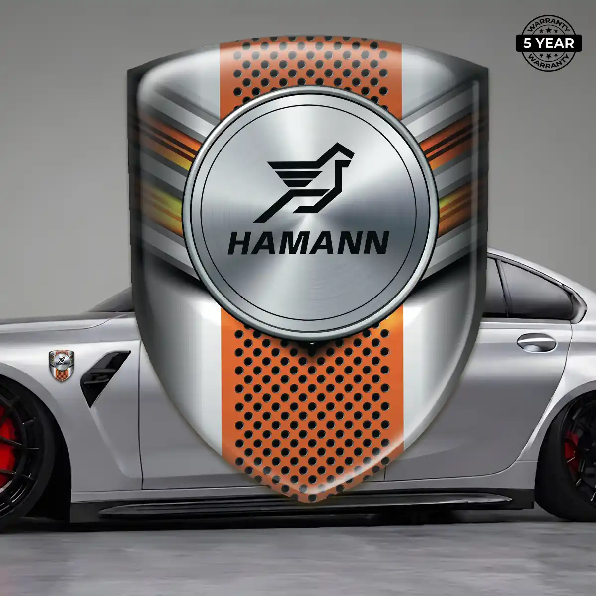 Hamman Automotive Emblem Sticker Premium Dome