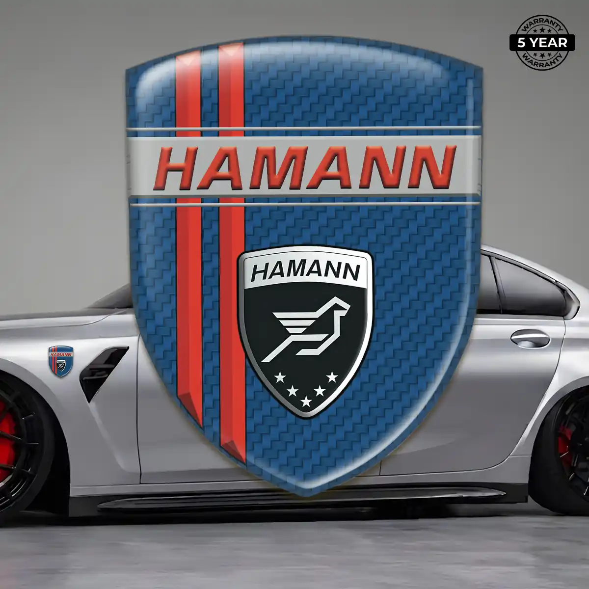 Hamman Automotive Emblem Sticker Refined Design