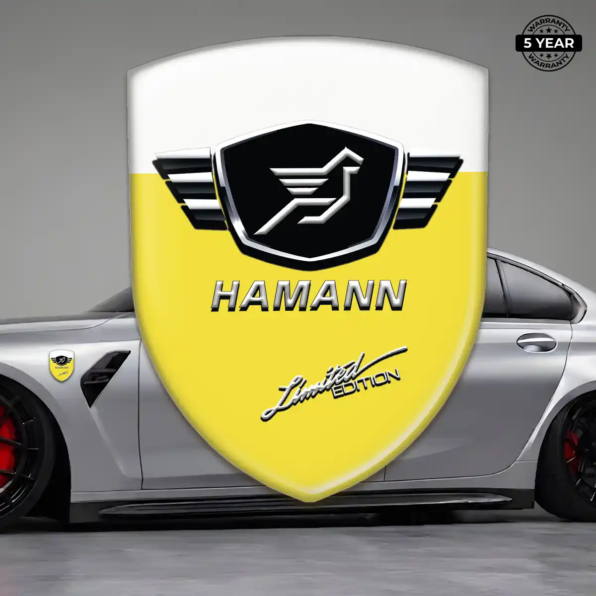 Hamman Automotive Emblem Sticker Sleek Style
