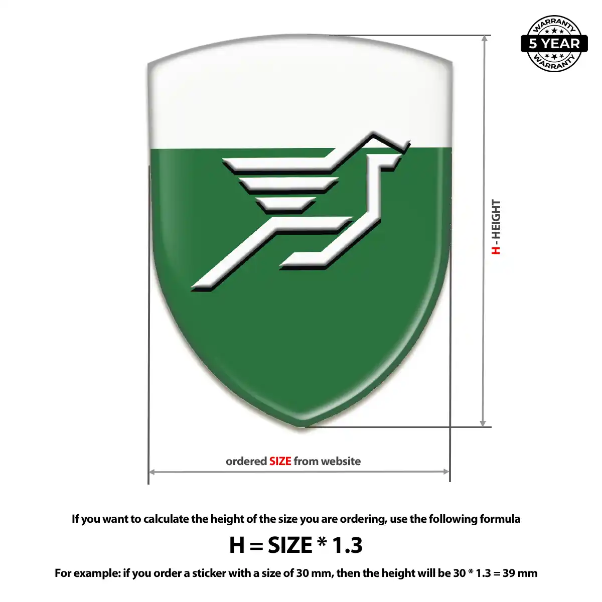 Hamman Automotive Logo Sticker Cabin Style