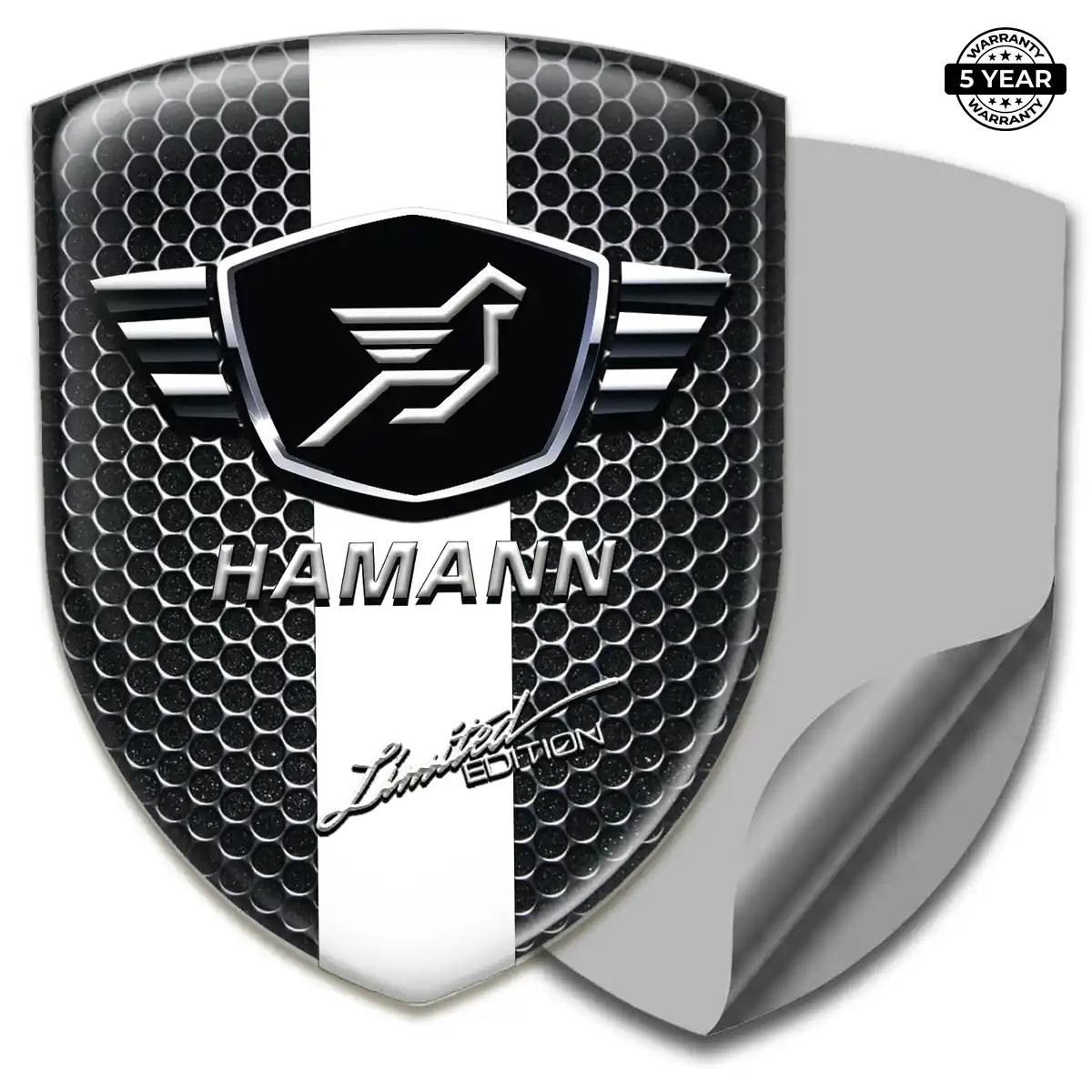 Hamman Automotive Logo Sticker Premium Dome