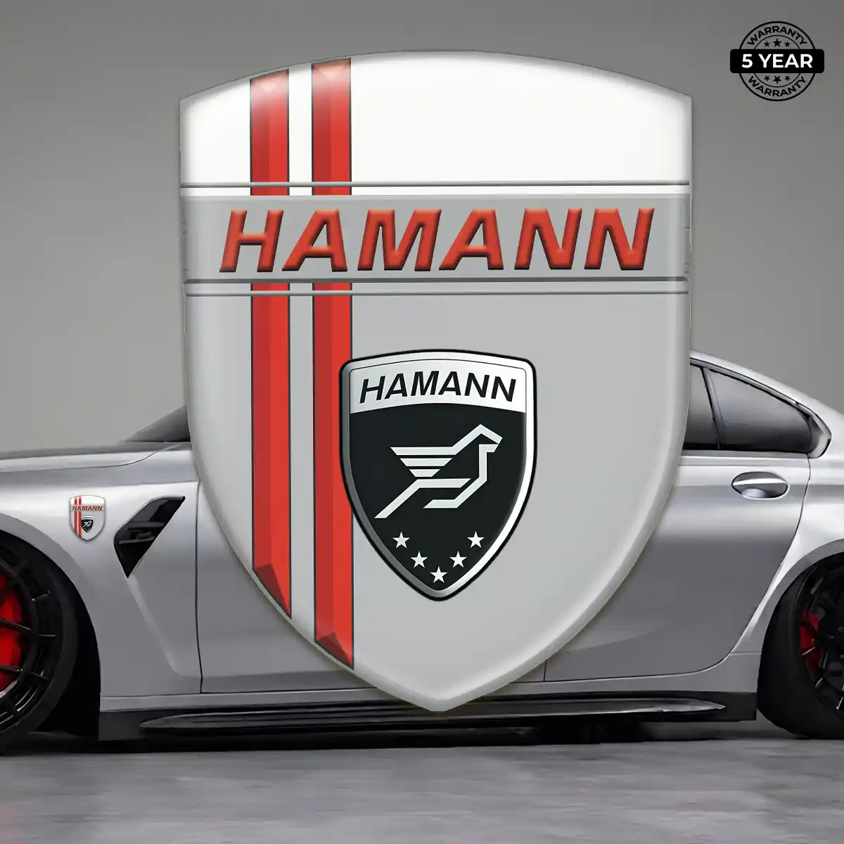 Hamman Automotive Logo Sticker Resin Luxe