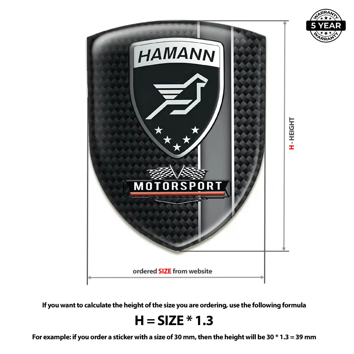 Hamman Automotive Resin Decal Deluxe Edition