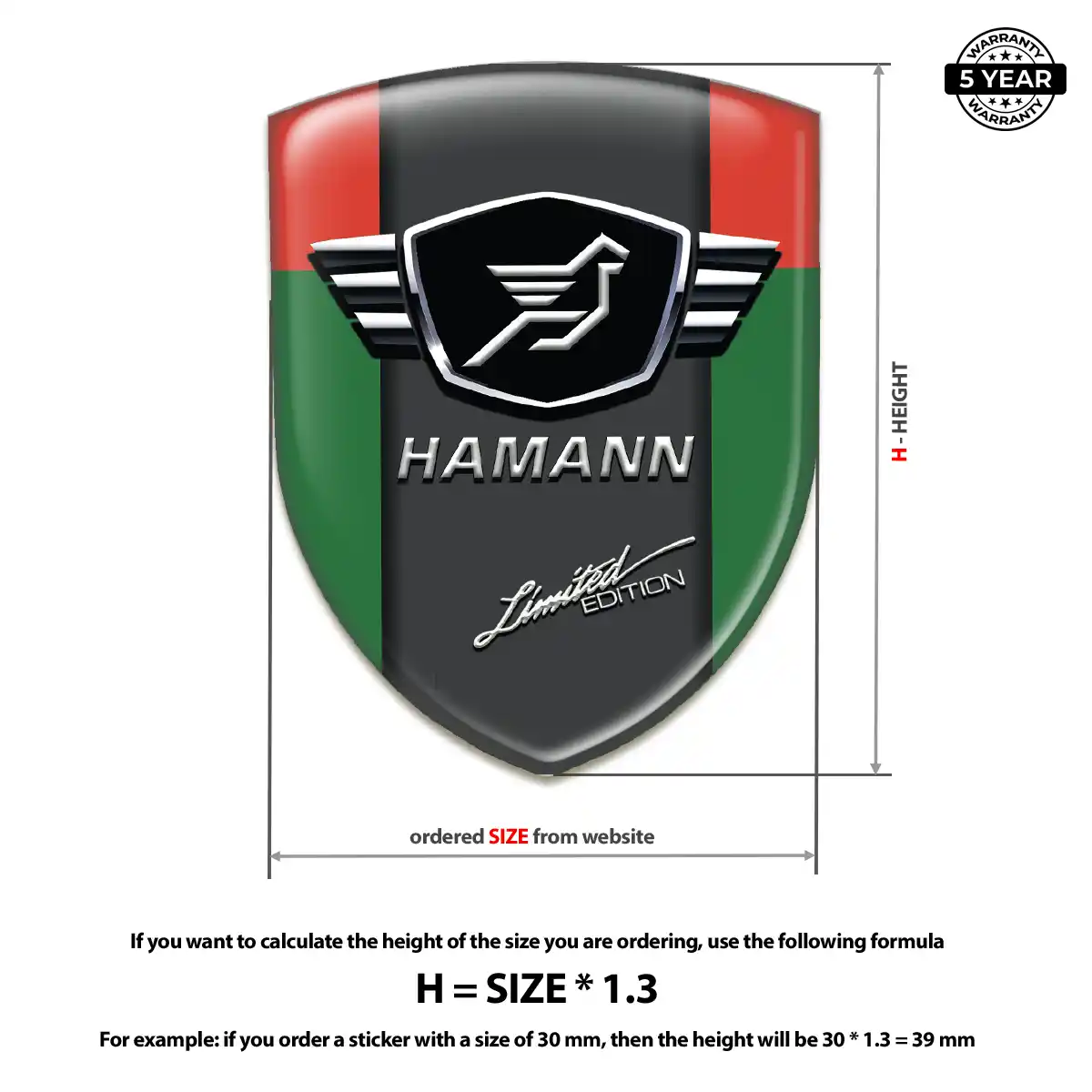 Hamman Automotive Resin Decal Interior Elegance