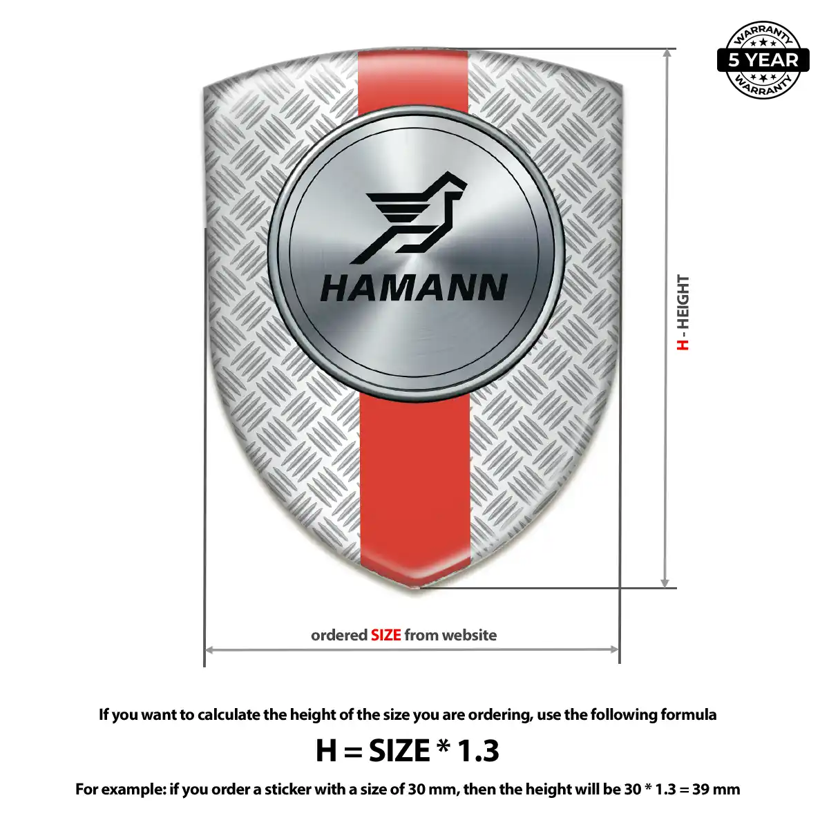 Hamman Automotive Resin Decal Noble Edition