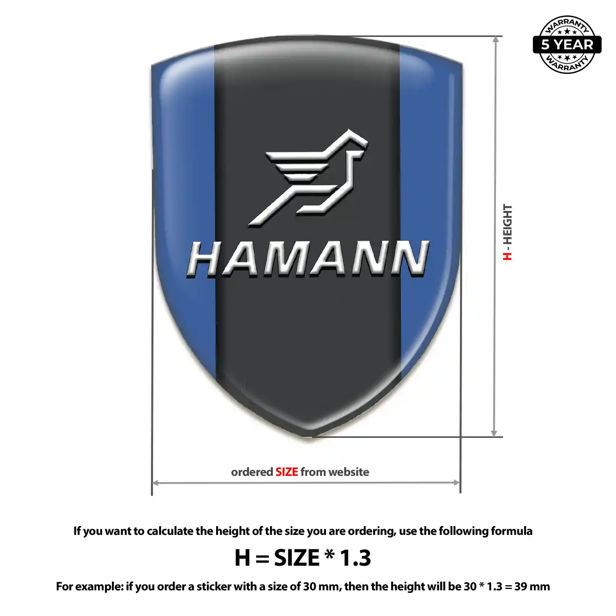 Hamman Badge Elite Finish