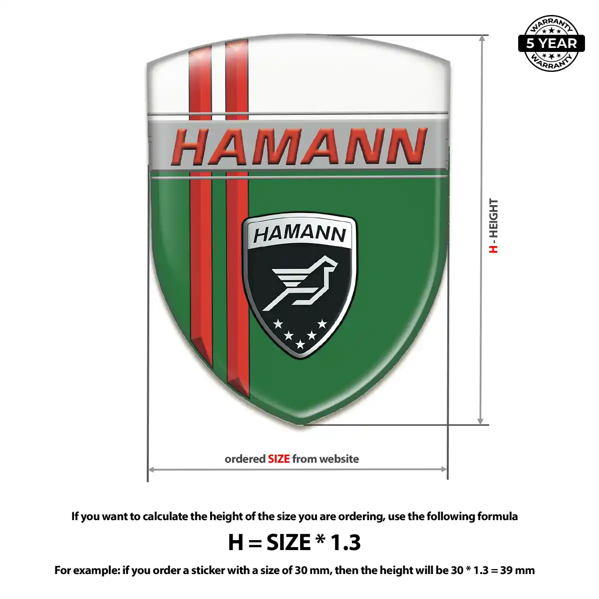 Hamman Badge Prime Quality