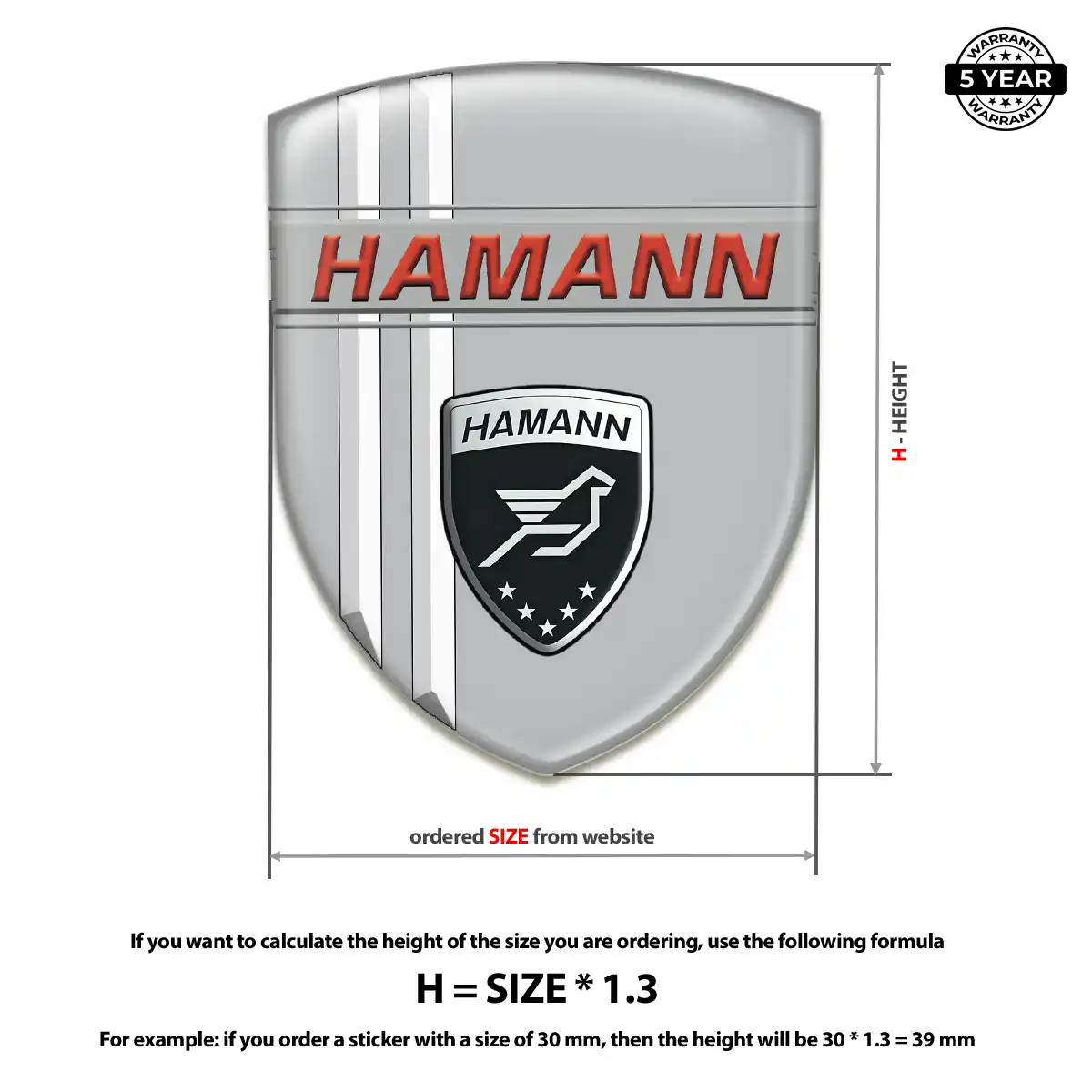 Hamman Badge Refined Design