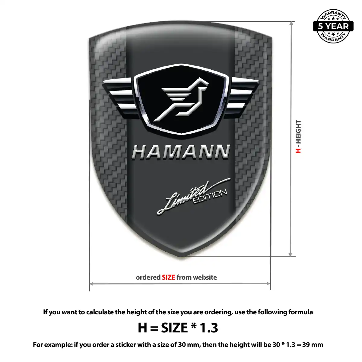 Hamman Badge Resin Elite