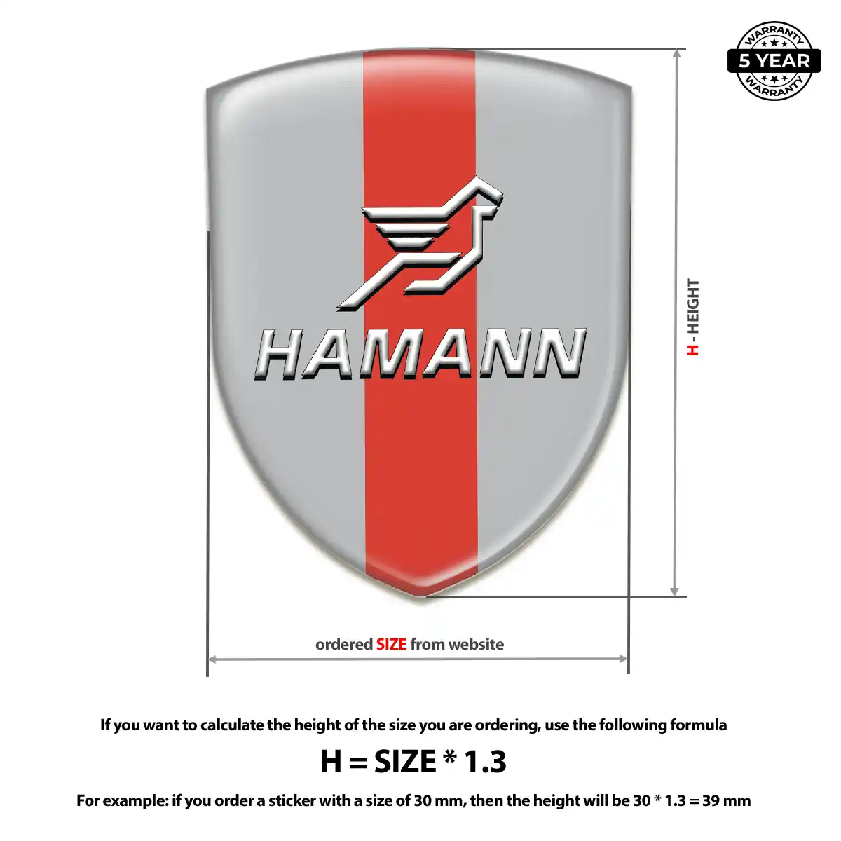 Hamman Badge Signature Grade