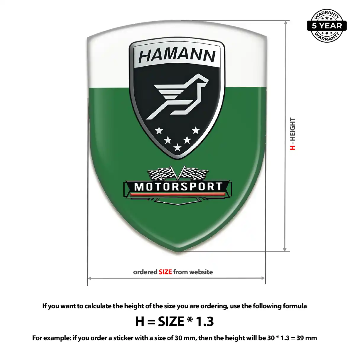 Hamman Badge Sleek Style
