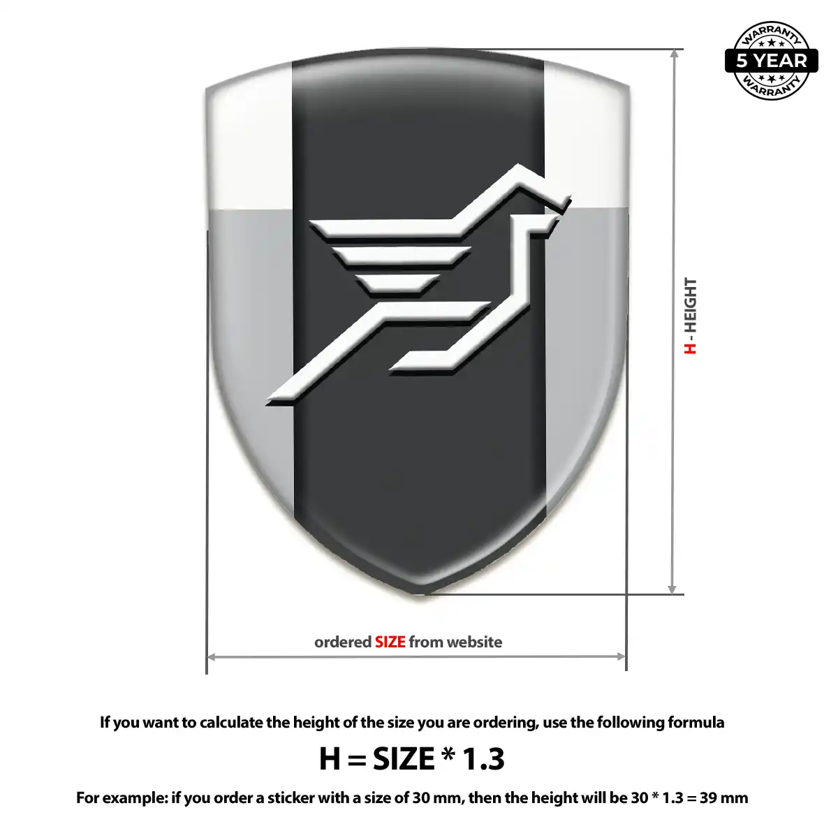 Hamman Car Badge Sticker Interior Elegance