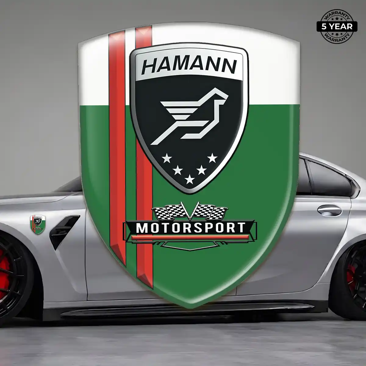 Hamman Car Badge Sticker Interior Luxe