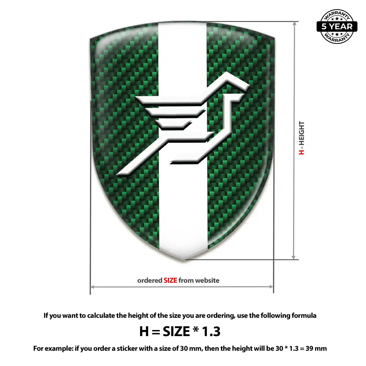 Hamman Car Badge Sticker Performance Style