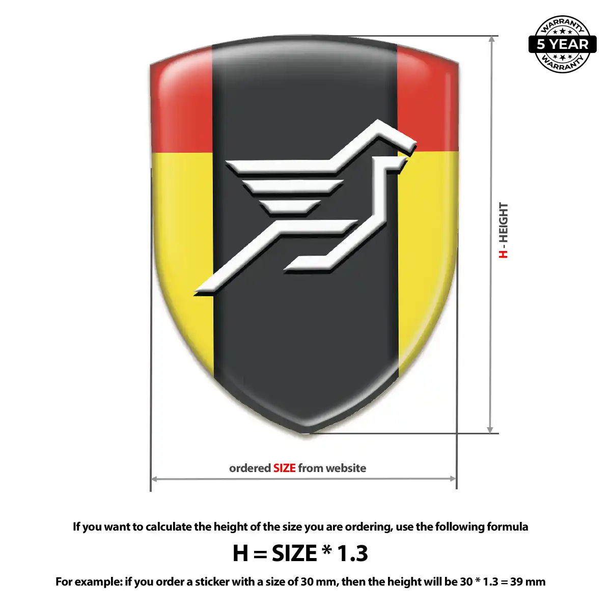 Hamman Car Badge Sticker Street Tuning