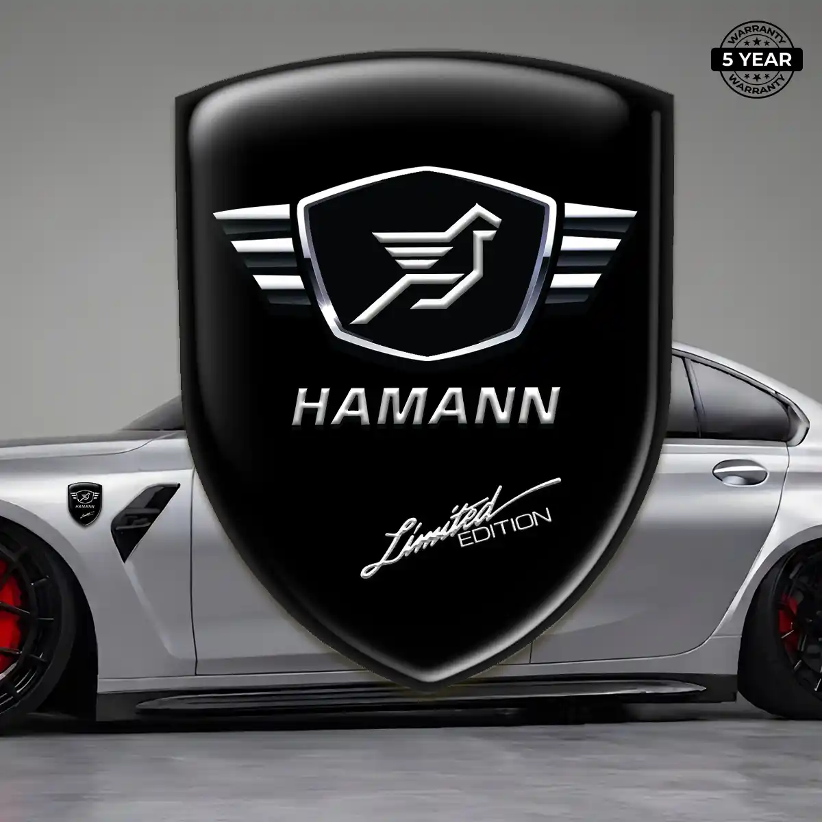 Hamman Car Emblem Decal Interior Elegance