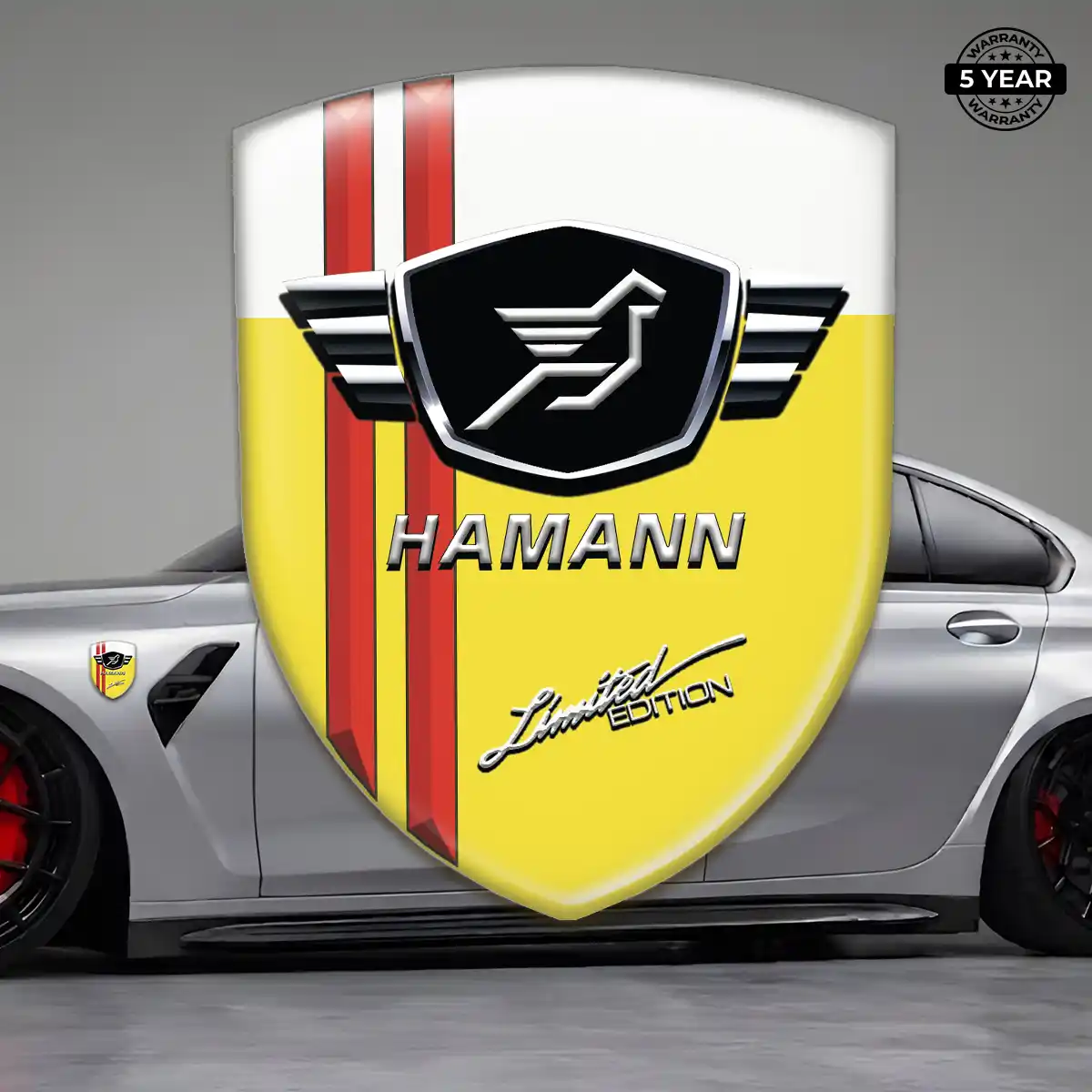 Hamman Car Emblem Decal Refined Design