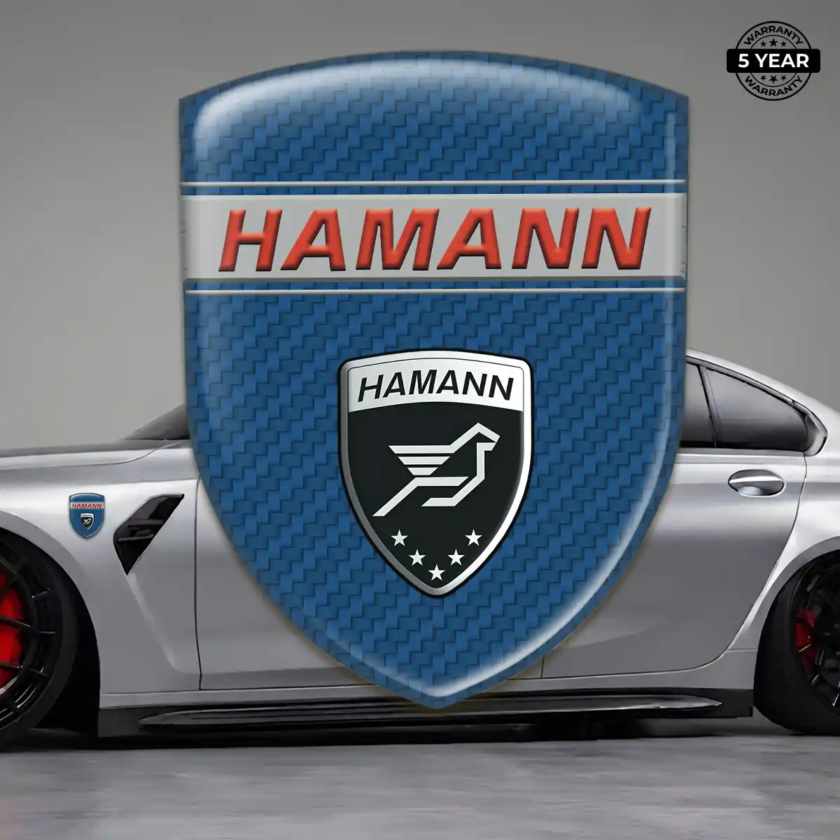 Hamman Car Emblem Decal Resin Elite