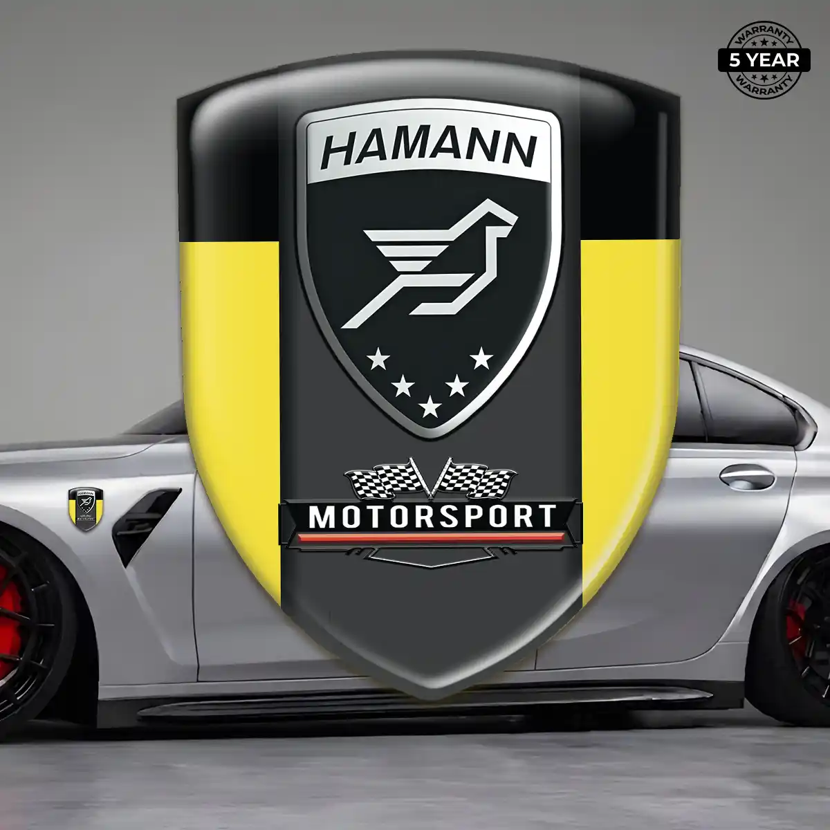 Hamman Car Emblem Decal Resin Luxe