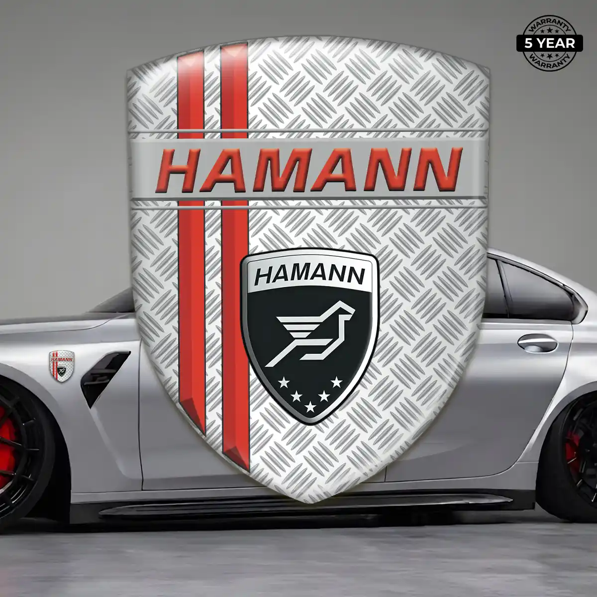 Hamman Car Emblem Decal Sleek Style
