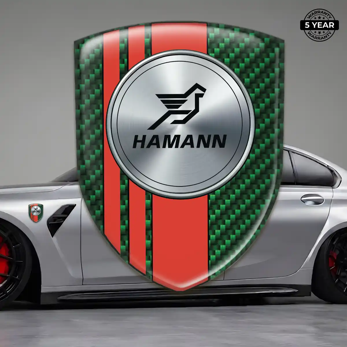 Hamman Car Emblem Overlay Interior Elegance