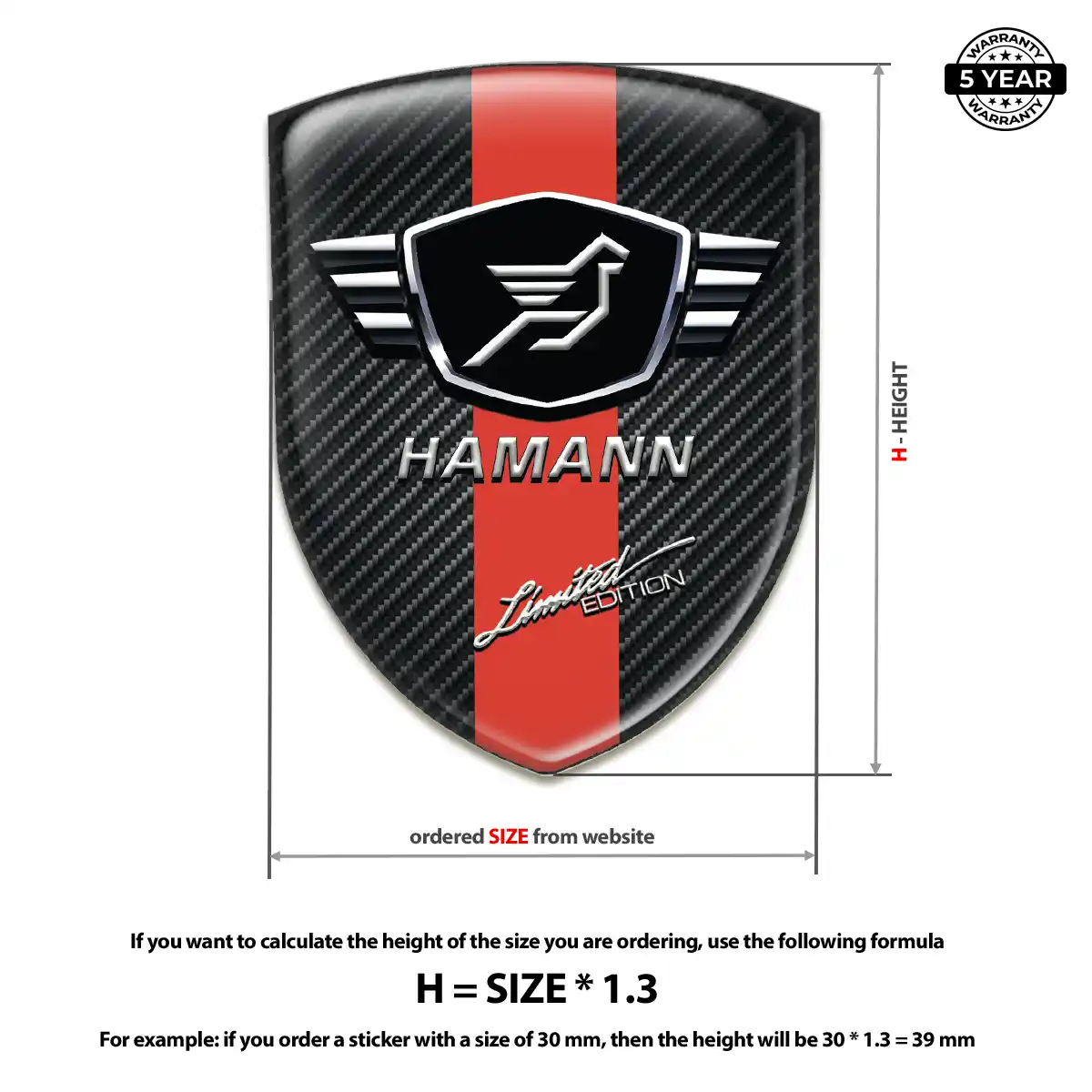 Hamman Car Emblem Overlay Interior Luxe
