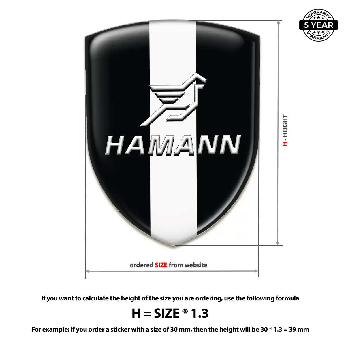 Hamman Car Emblem Overlay Noble Edition