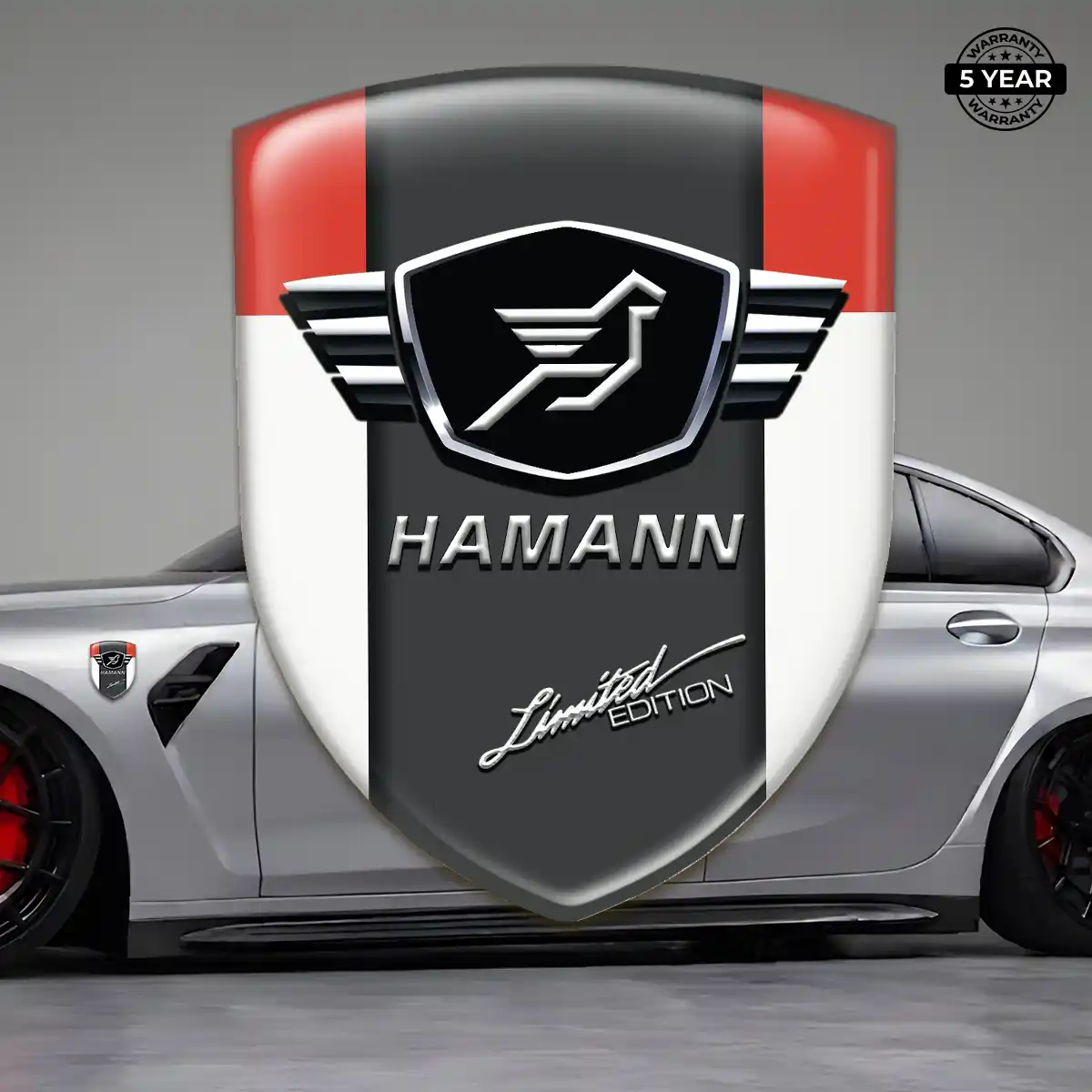 Hamman Car Emblem Overlay Premium Dome