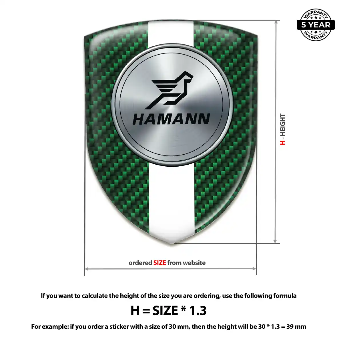 Hamman Car Emblem Overlay Superior Craft