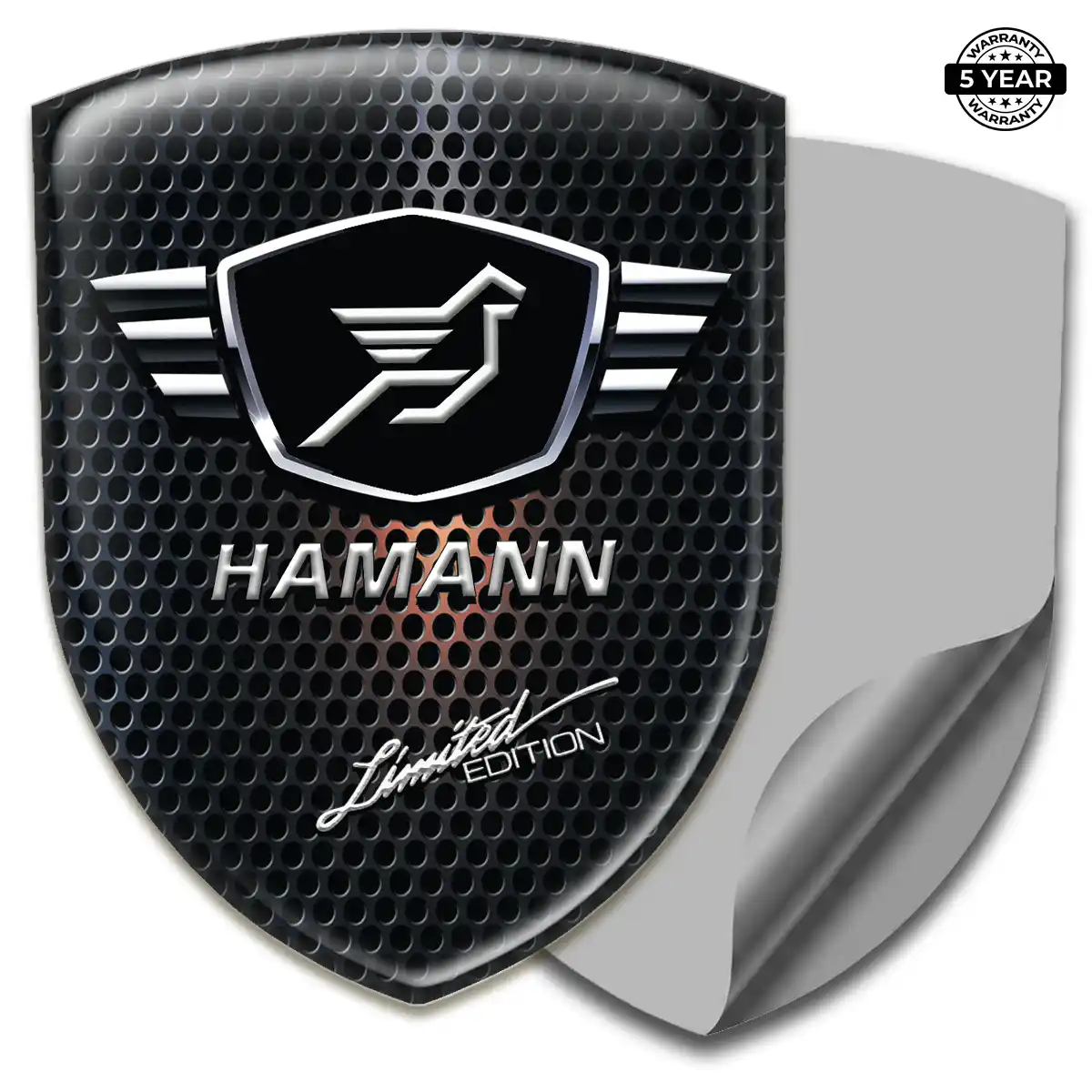 Hamman Car Emblem Sticker Elite Finish