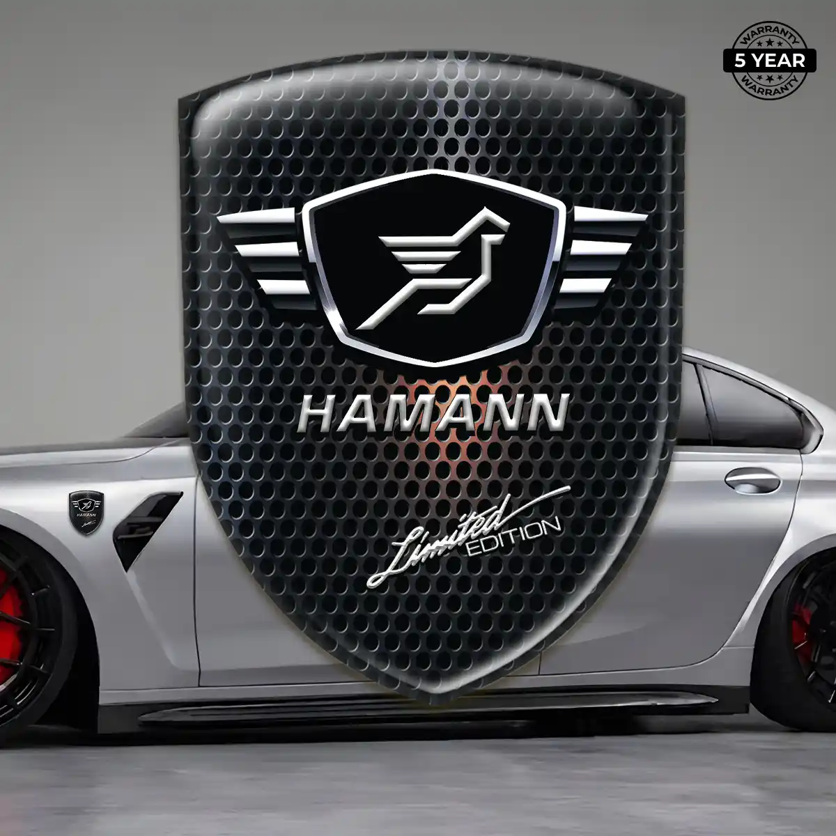 Hamman Car Emblem Sticker Elite Finish