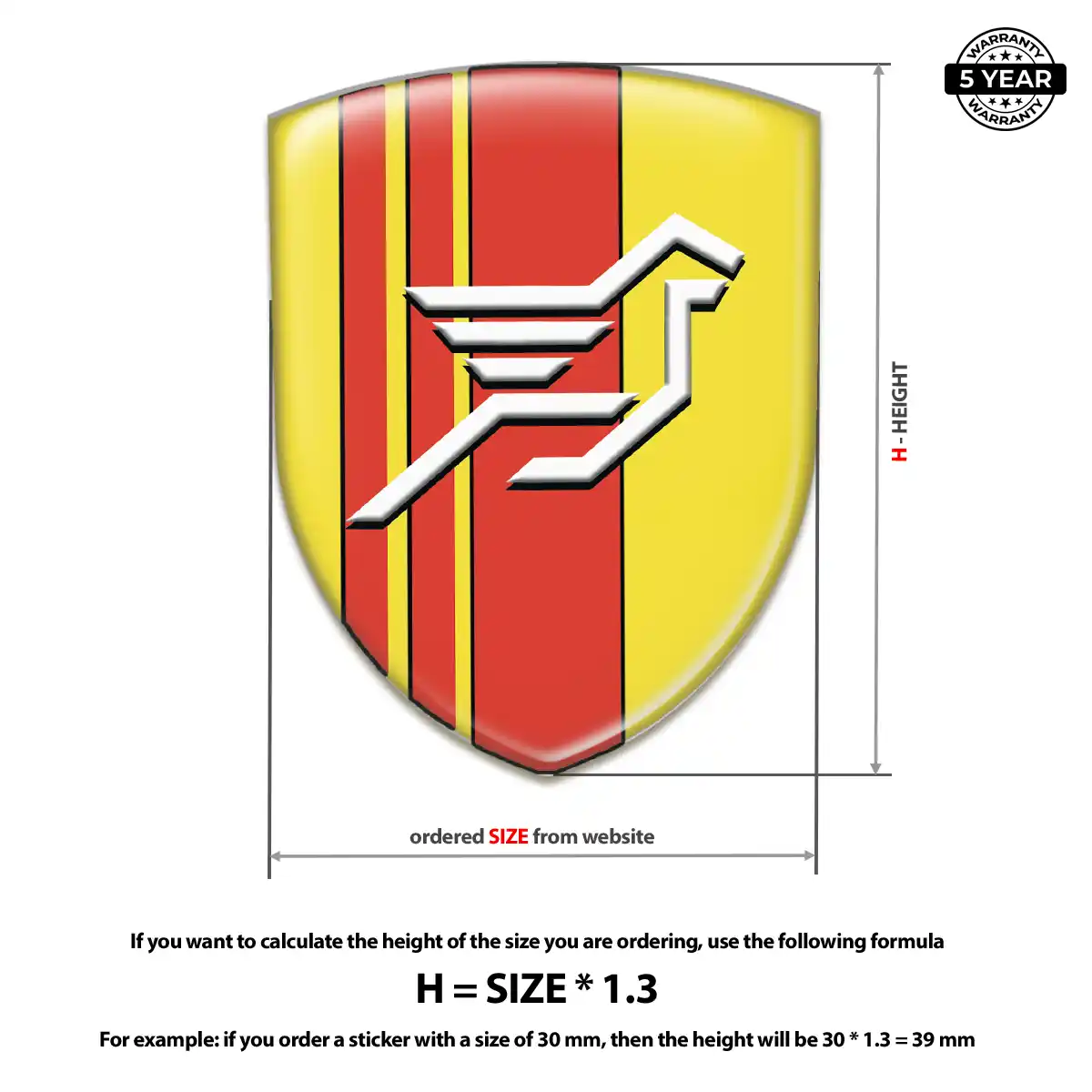 Hamman Car Emblem Sticker Exclusive Series