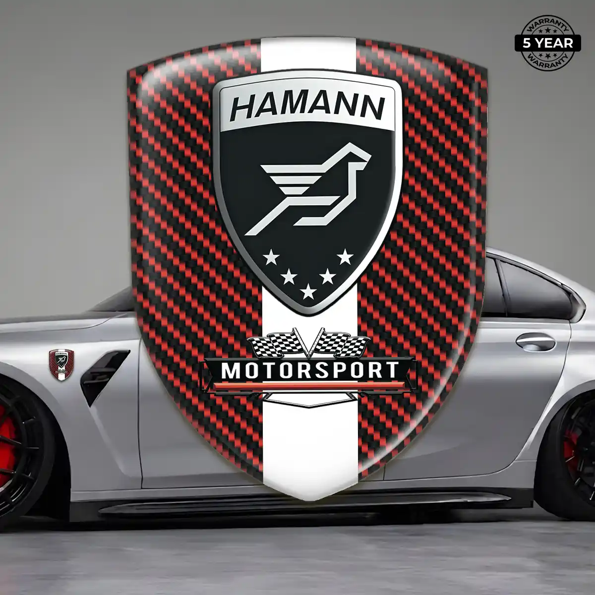 Hamman Car Emblem Sticker Interior Elegance