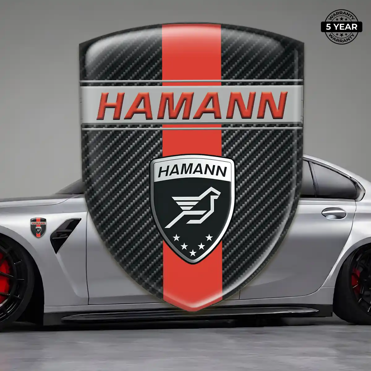Hamman Car Emblem Sticker Opulent Line
