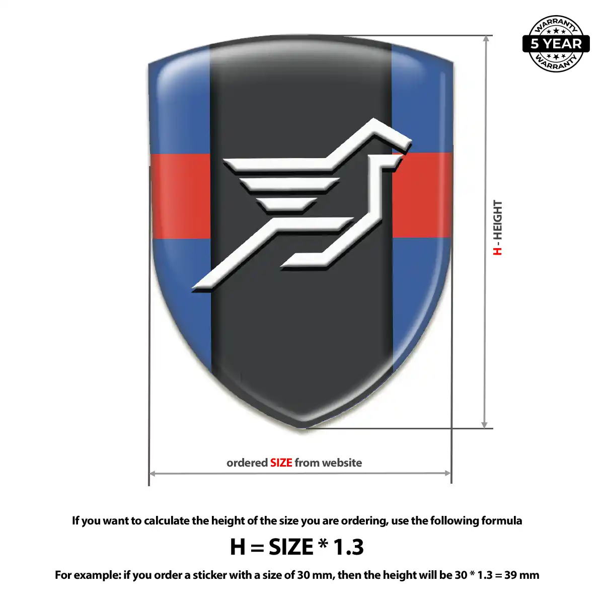 Hamman Car Emblem Sticker Performance Style