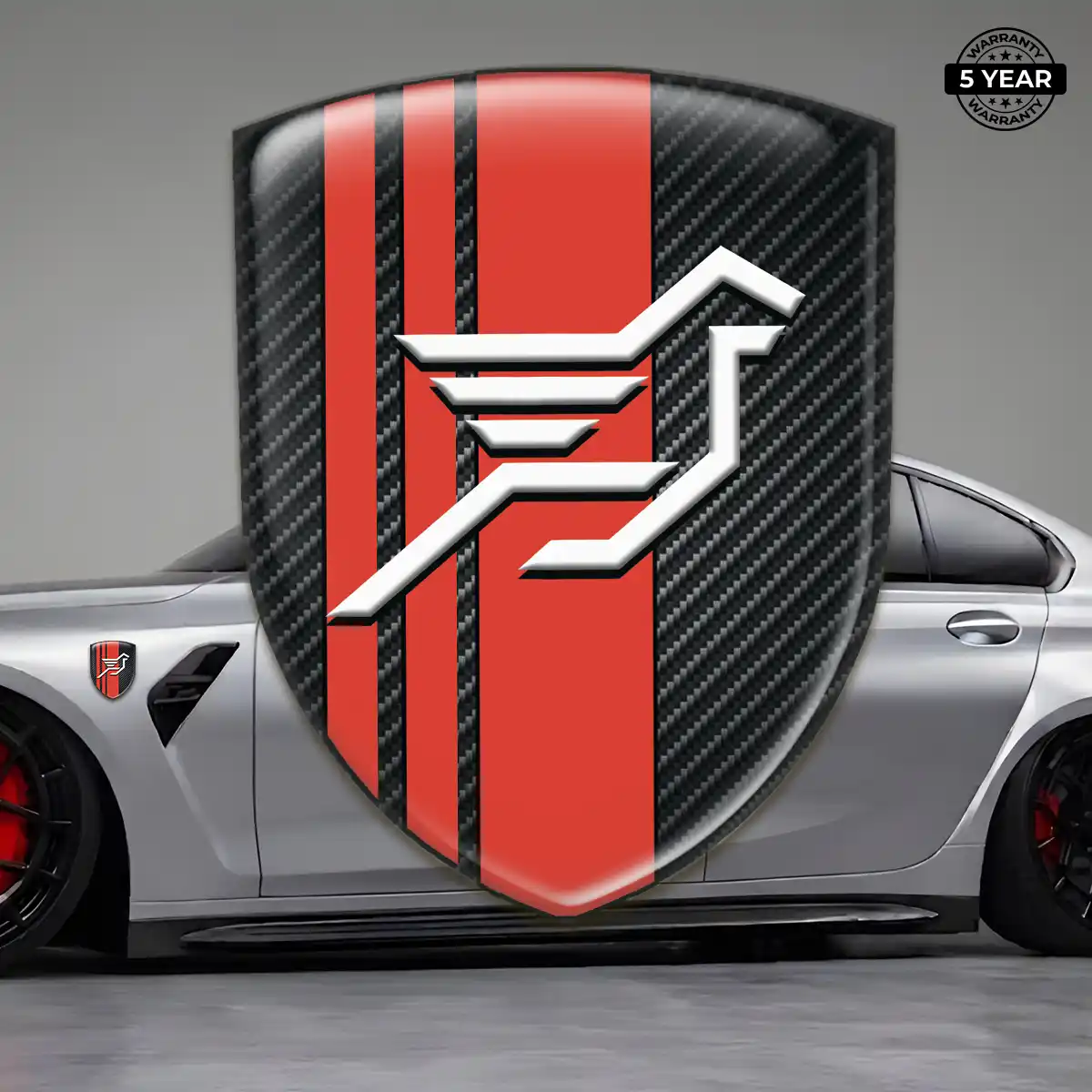 Hamman Car Emblem Sticker Premium Dome