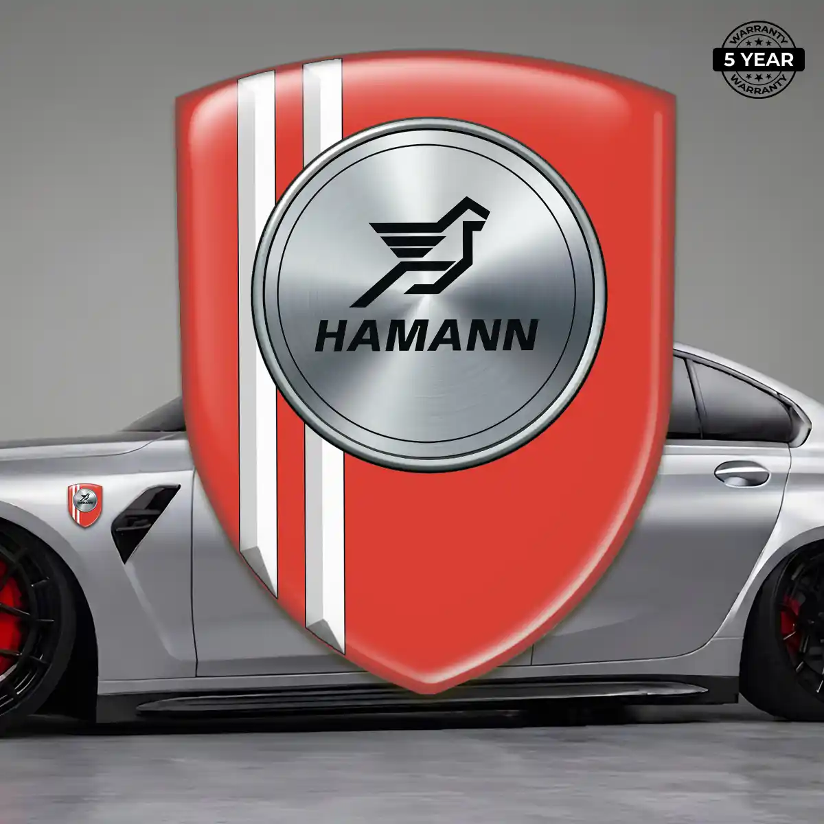 Hamman Car Emblem Sticker Refined Design