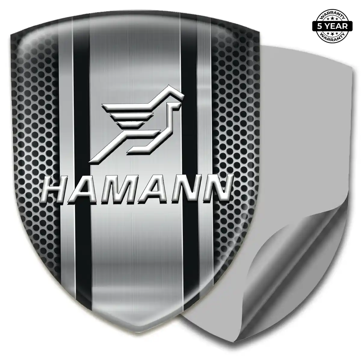 Hamman Car Emblem Sticker Resin Luxe