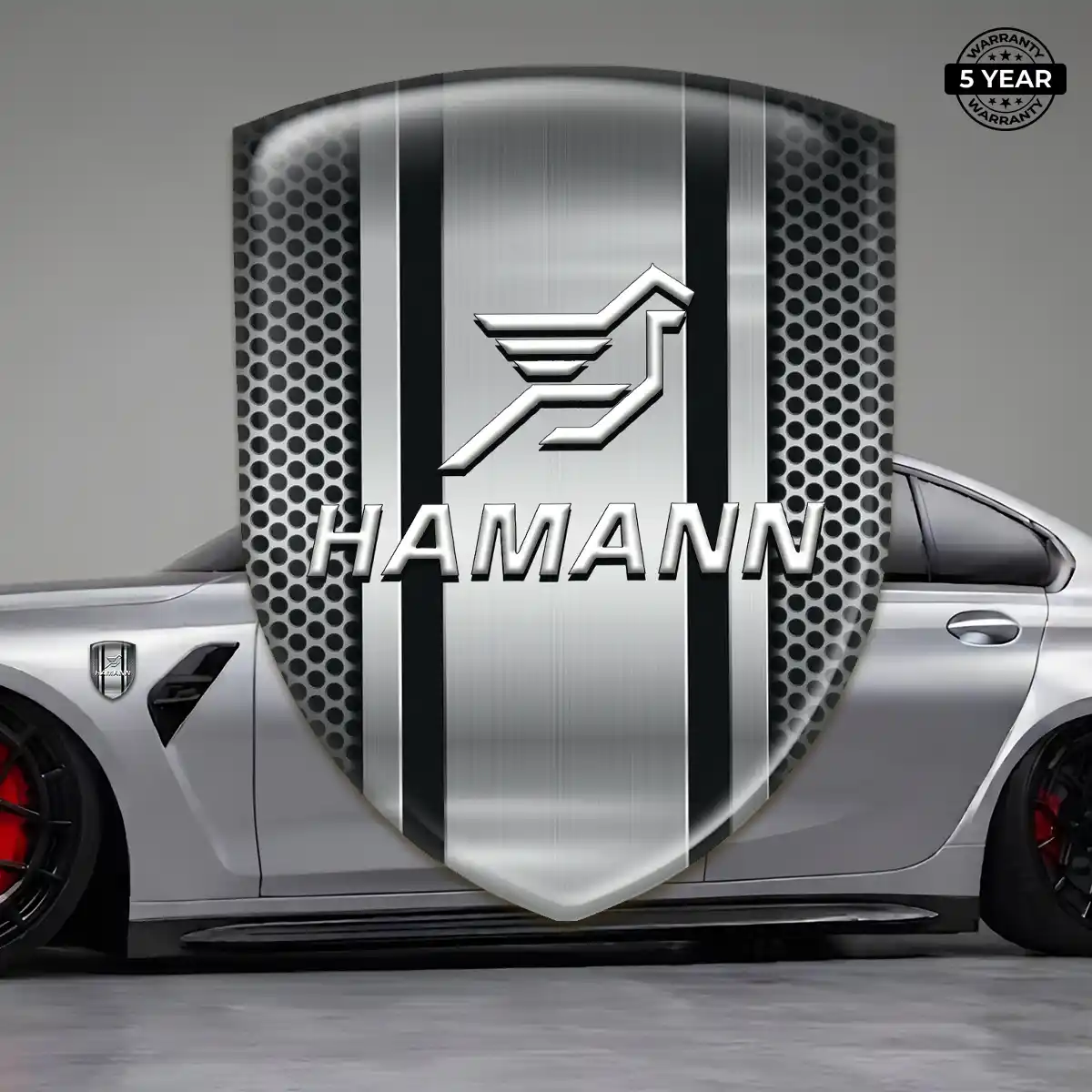 Hamman Car Emblem Sticker Resin Luxe