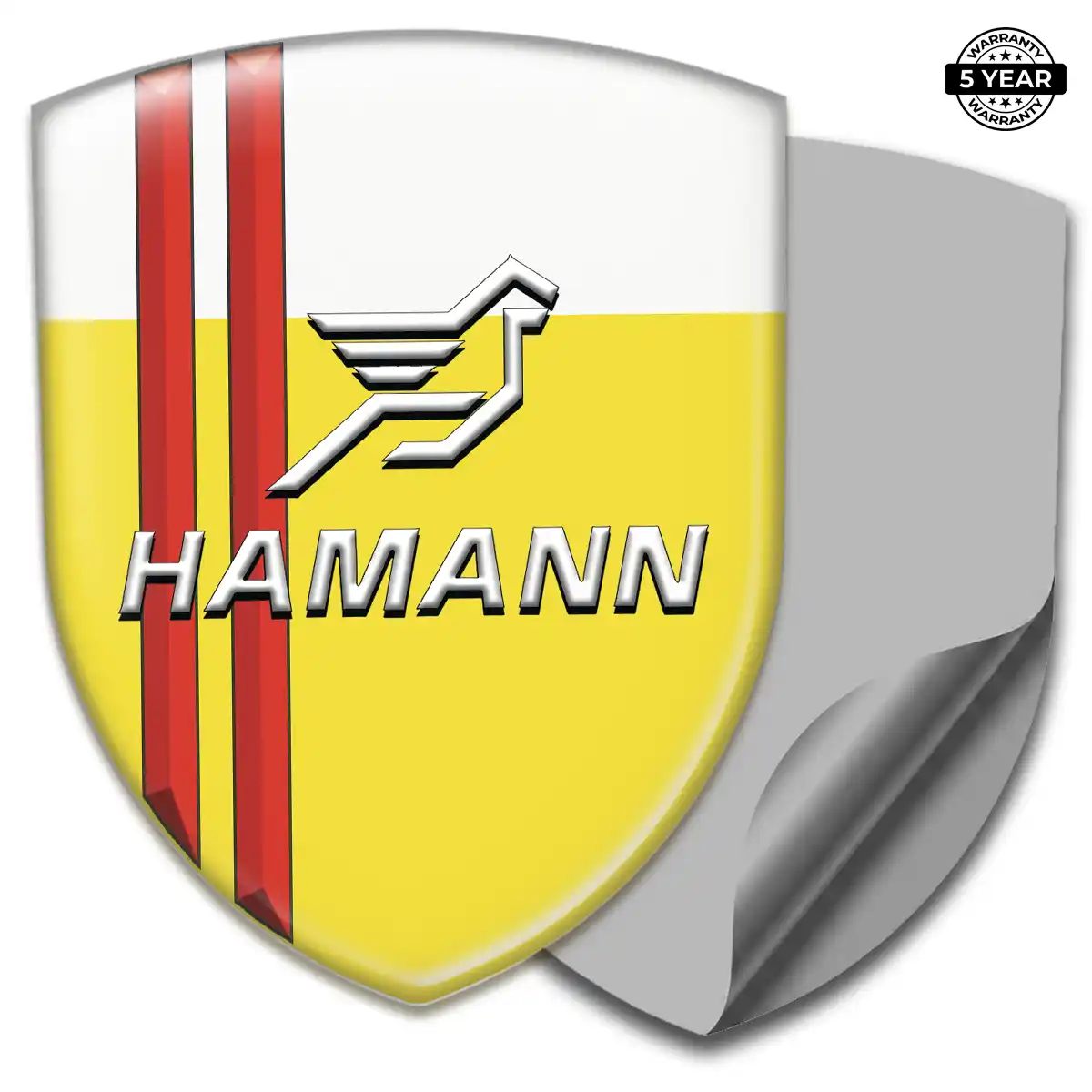 Hamman Car Emblem Sticker Sleek Style