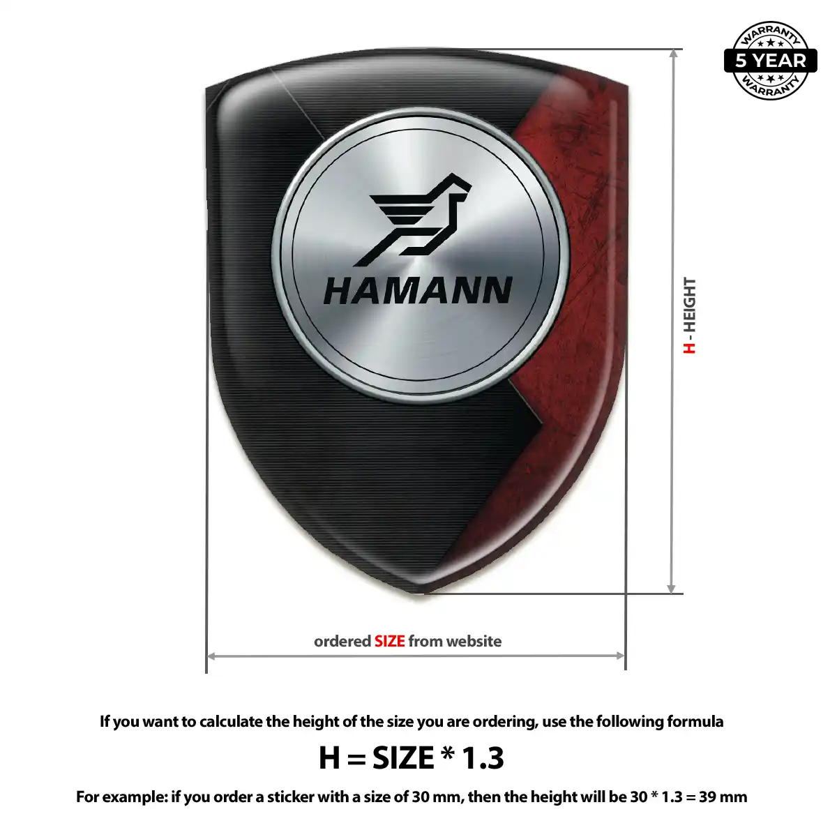 Hamman Car Logo Decal Auto Tuning