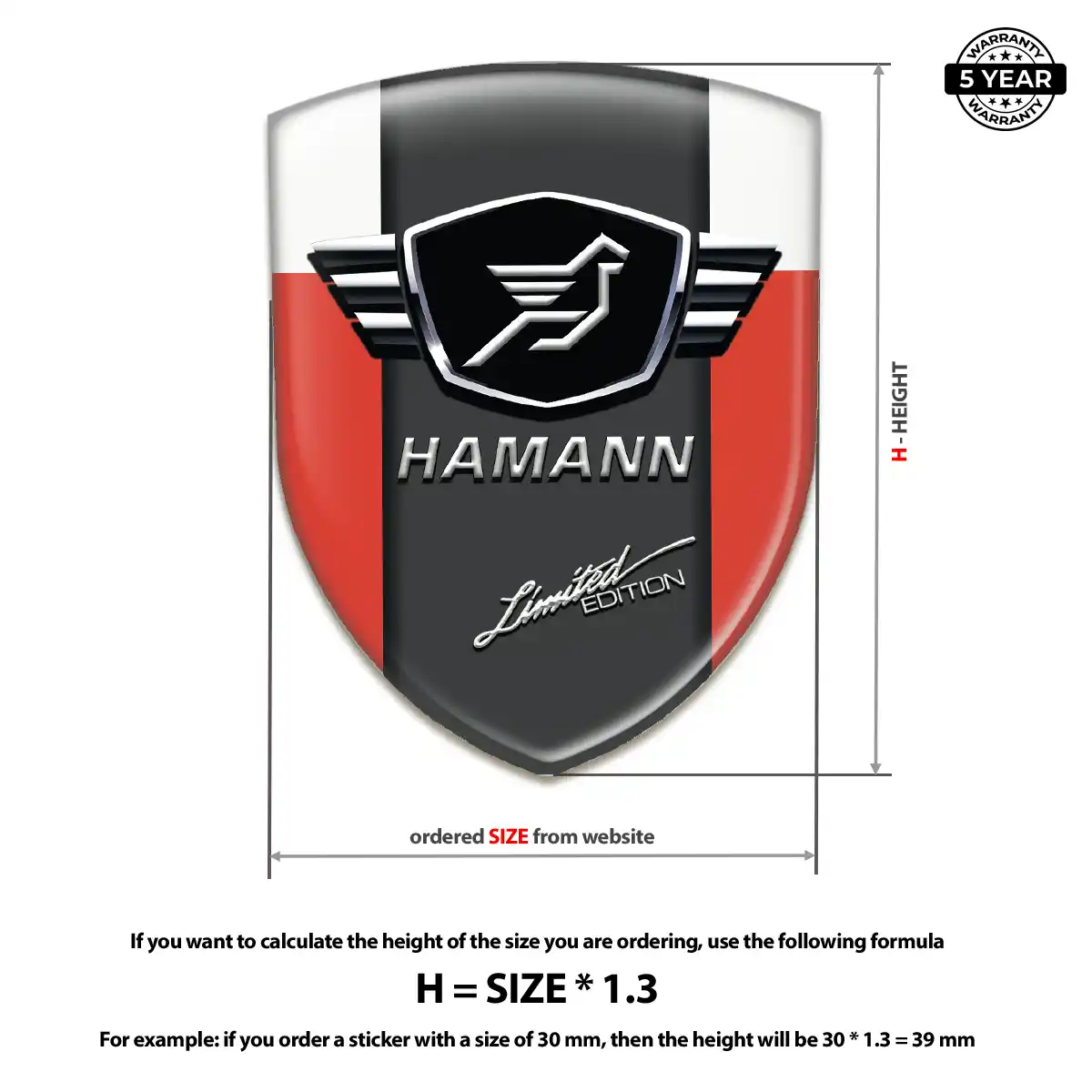 Hamman Car Logo Decal Sport Tuning